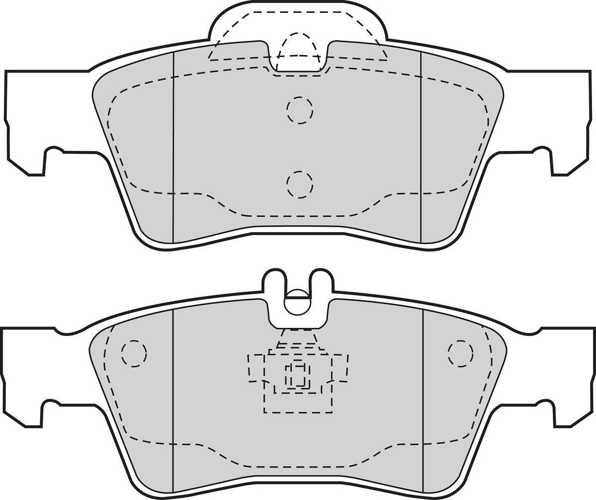 Jeu de 4 plaquettes de frein VALEO ref. 302039